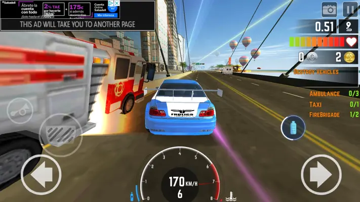 Crazy Car Traffic Racing android App screenshot 12