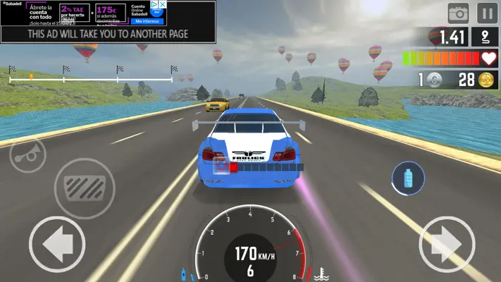 Crazy Car Traffic Racing android App screenshot 1