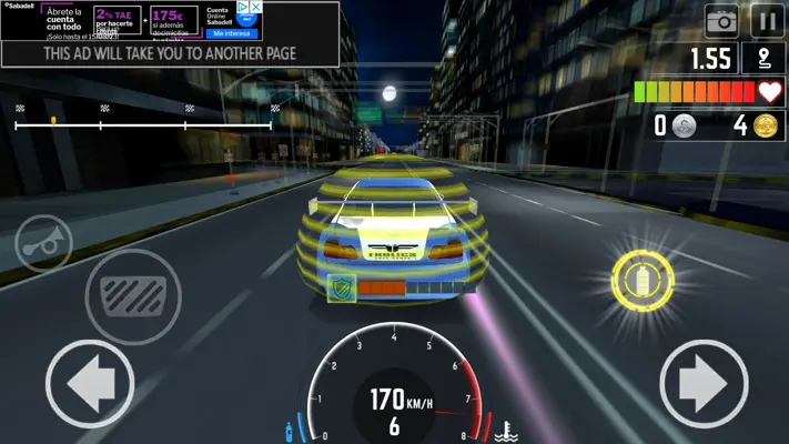 Crazy Car Traffic Racing android App screenshot 7